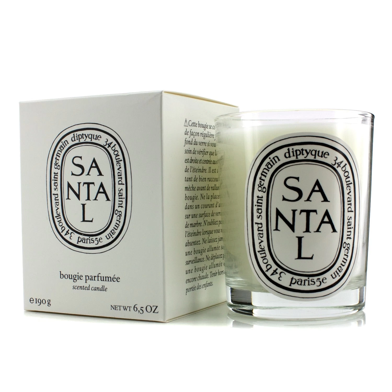 Diptyque Scented Candle - Santal (Sandalwood) 190g/6.5oz