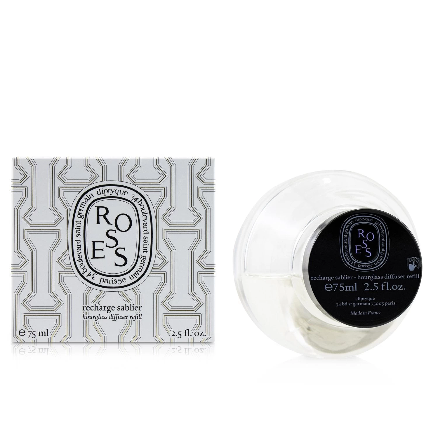 Diptyque Hourglass Diffuser Refill - Roses 75ml/2.5oz - Image 2